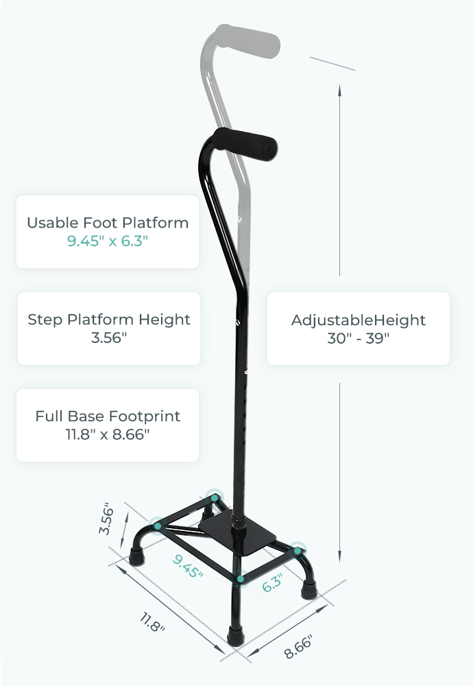 LuzJuvenil-stair-cane-platform-size LuzJuvenil Stair Cane Platform Size
